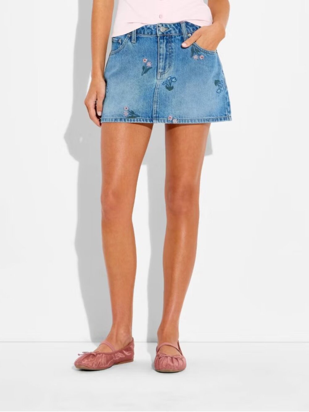 Women's Mini Denim Skirt - Wild Fable™ Indigo 4